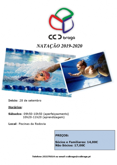 CCD Braga | Natação 2019-2020 CCD Braga | Natação 2019-2020