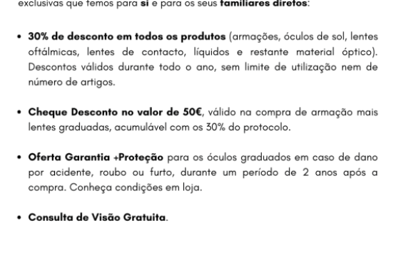 Parceria CCD Braga | Central Ópticas