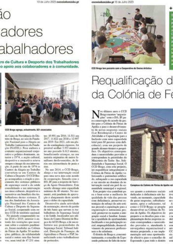 CCD Braga | Comemora 60 anos a criar relaes com trabalhadores e comunidade