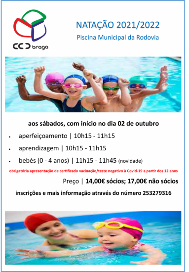 CCD Braga | Natação 2021/2022 CCD Braga | Natação 2021/2022