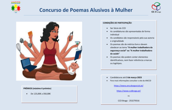 CCD Braga | Concurso de Poemas Alusivos à Mulher