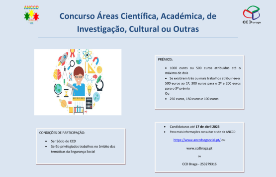 CCD Braga | Prémios áreas cientificas