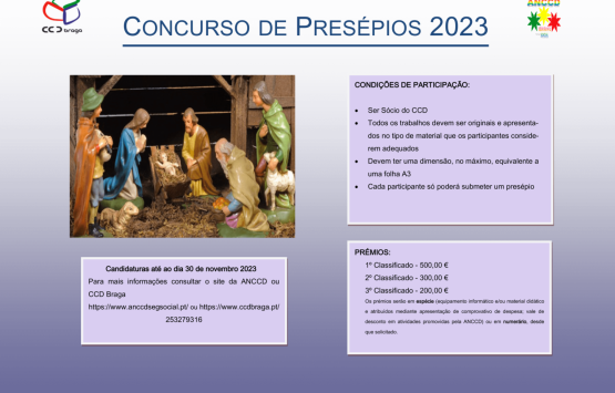 CCD Braga | Concurso Presépios 2023