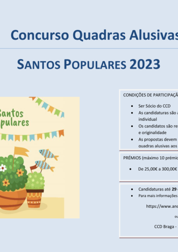 CCD Braga | Concurso Quadras Santos Populares